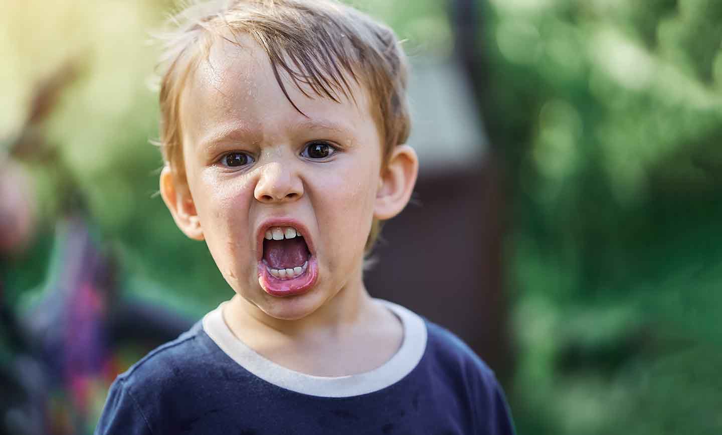 boy toddler crying and screaming